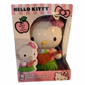 Hello Kitty Pink and Green Hula Dancing Figure